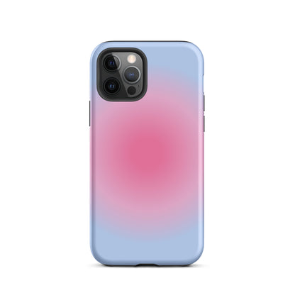 Pink & Blue Aura iPhone Case