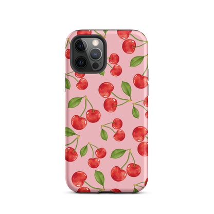 Cherry Rain iPhone Case