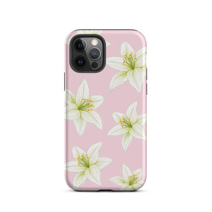 Pink Tiger Lily iPhone Case