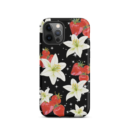 Tiger Lilies & Strawberries iPhone Case