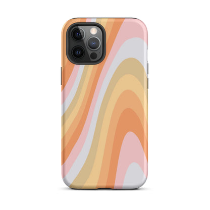 Rainbow Waves iPhone Case iPhone 12 Pro Max Matte