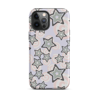 Y2K Gray Star iPhone Case Matte iPhone 12 Pro Max