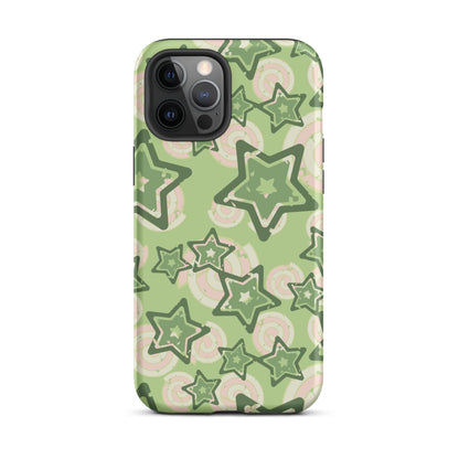 Y2K Green Star iPhone Case iPhone 12 Pro Max Matte