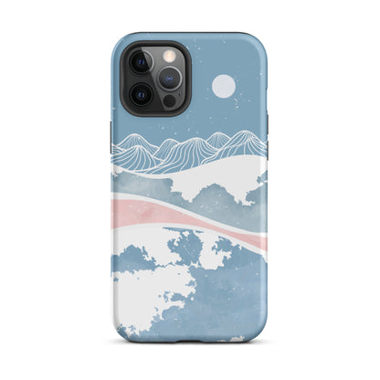 Blue Winter Night iPhone Case iPhone 12 Pro Max Matte