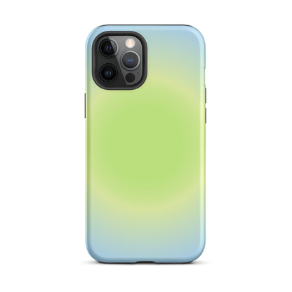 Green & Blue Aura iPhone Case