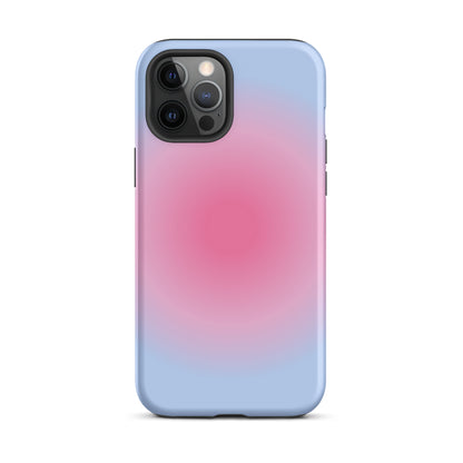 Pink & Blue Aura iPhone Case