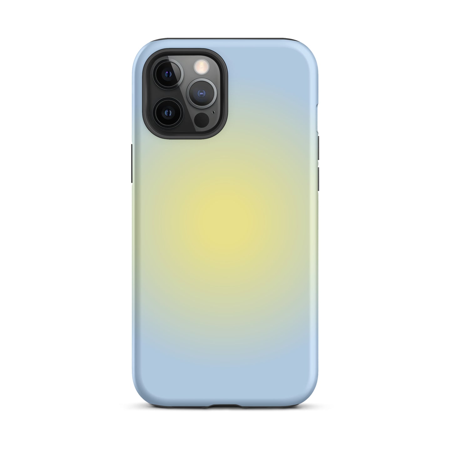 Yellow & Blue Aura iPhone Case