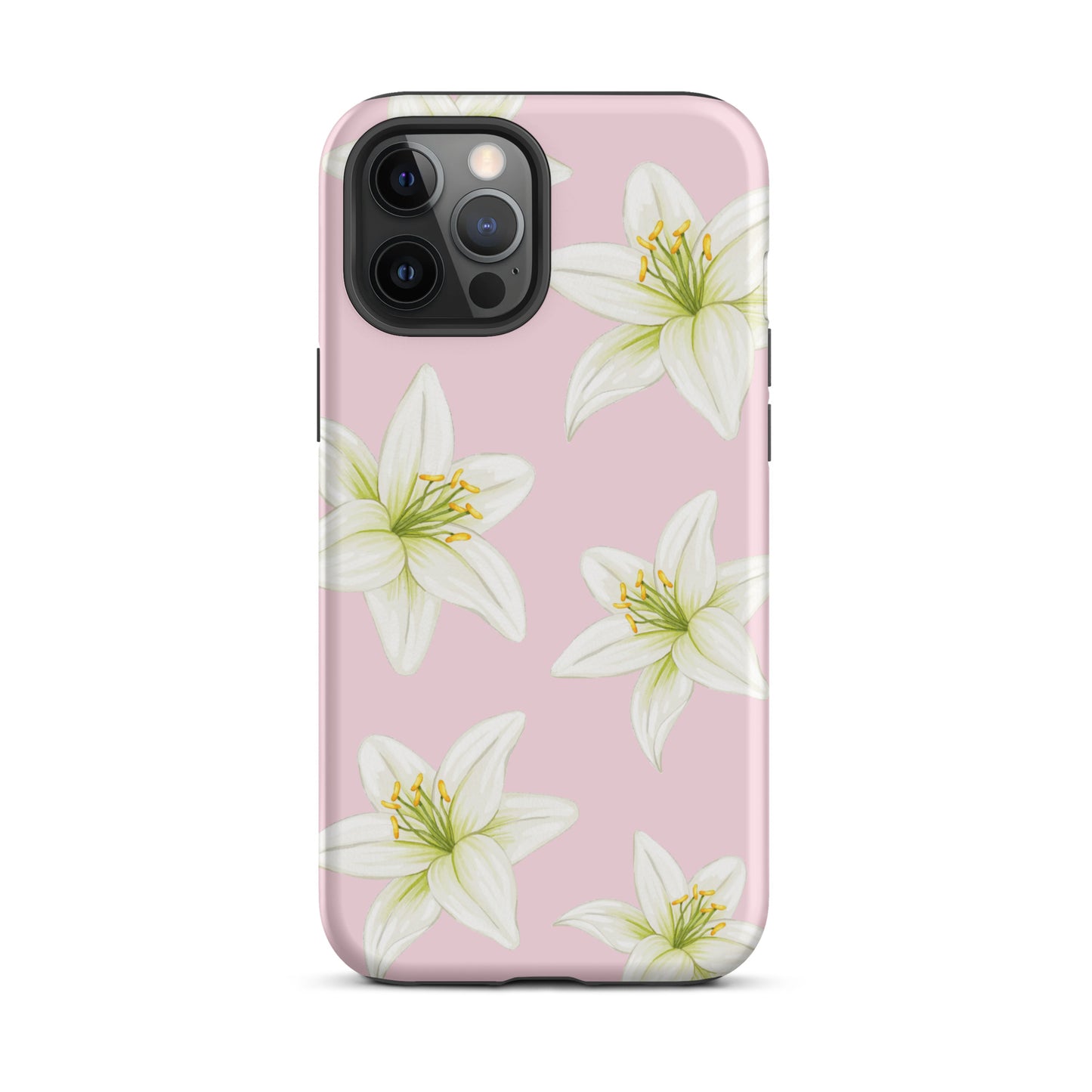 Pink Tiger Lily iPhone Case