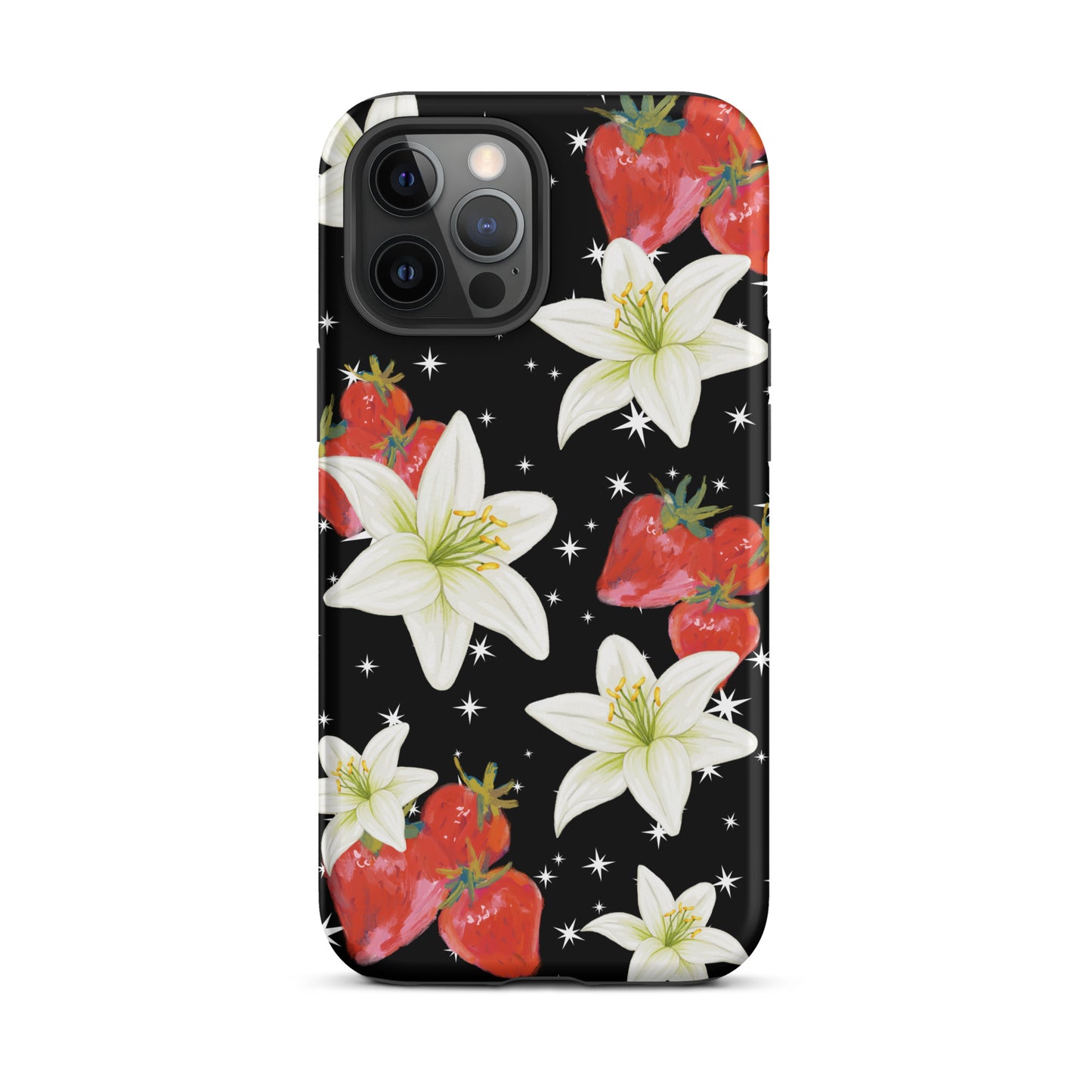 Tiger Lilies & Strawberries iPhone Case