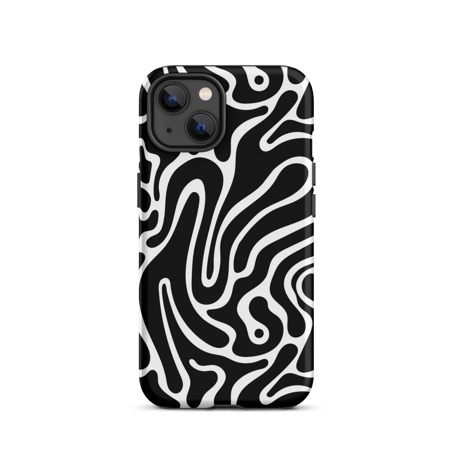 Wavy Noir iPhone Case iPhone 13 Matte