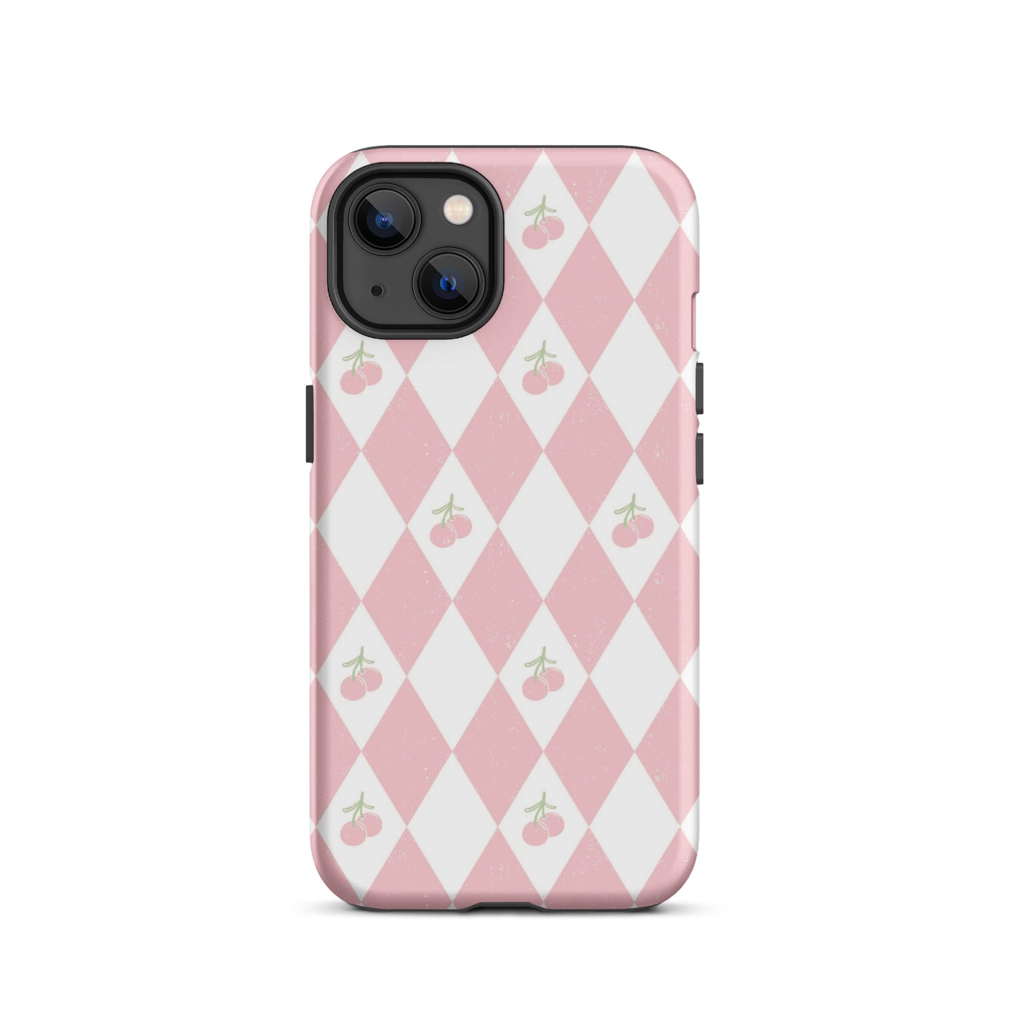 Cherry Argyle iPhone Case iPhone 13 Matte