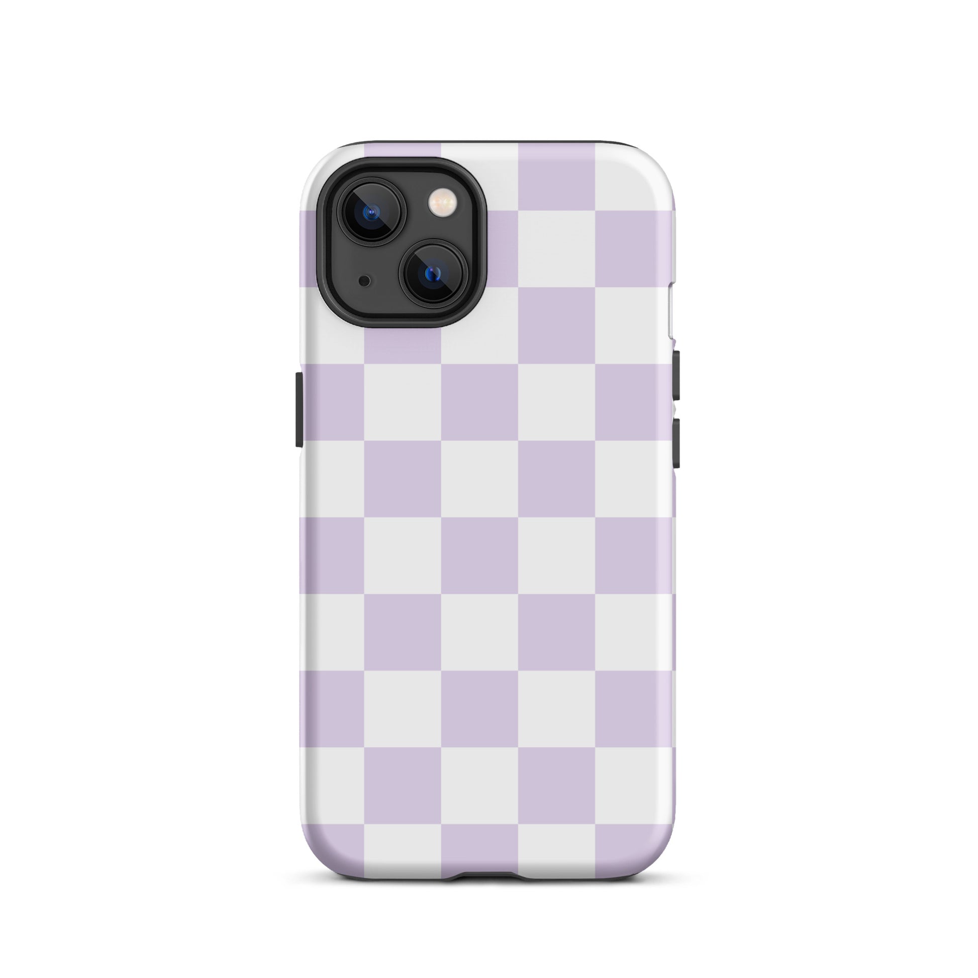 Pastel Purple Checkered iPhone Case iPhone 13 Matte