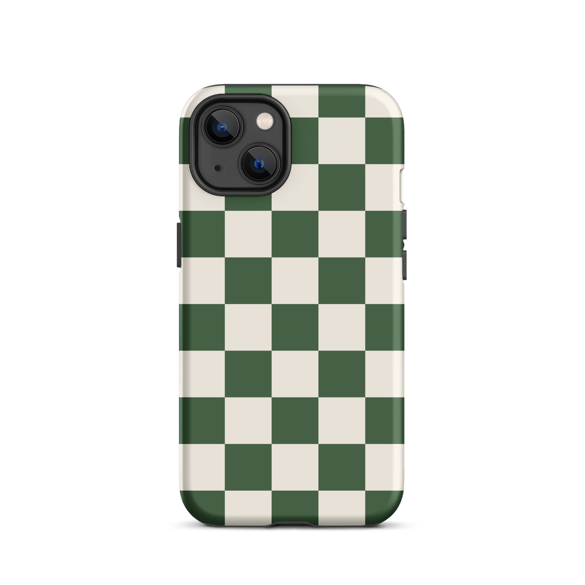 Green Checkered iPhone Case iPhone 13 Matte