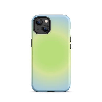 Green & Blue Aura iPhone Case