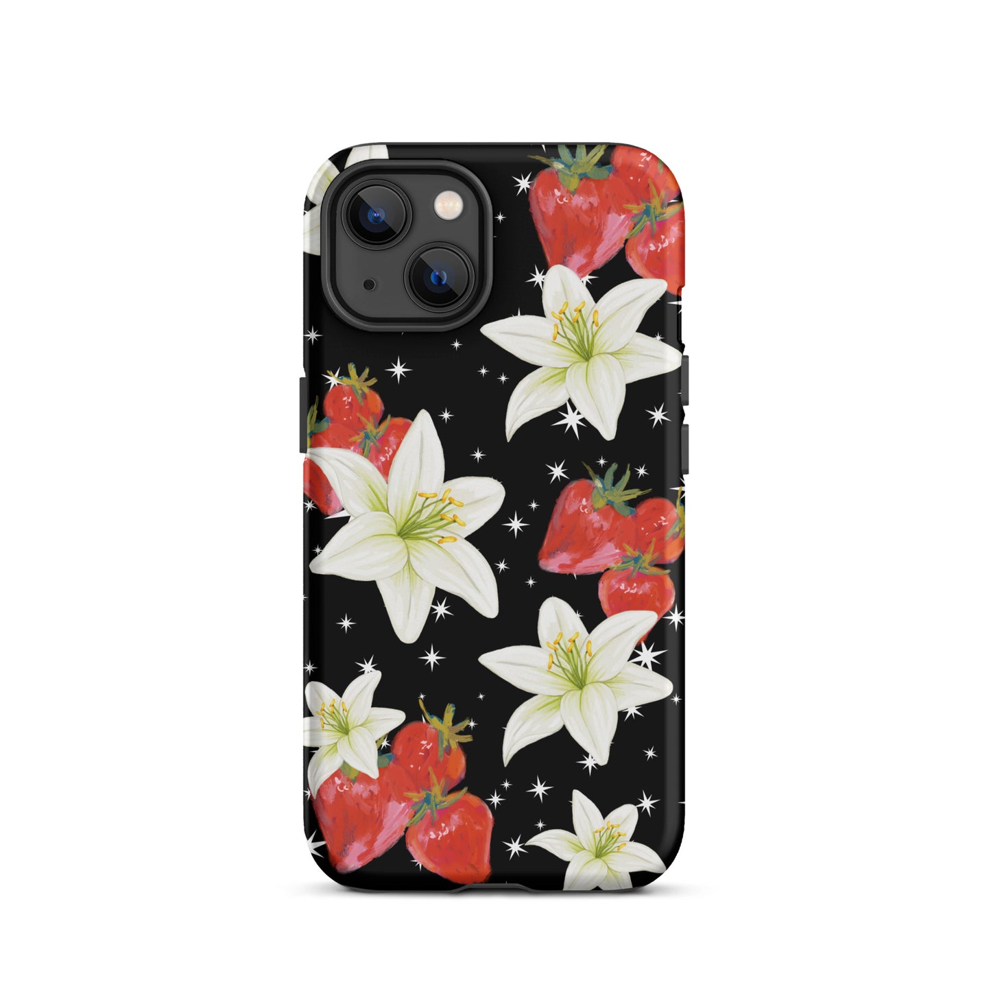 Tiger Lilies & Strawberries iPhone Case