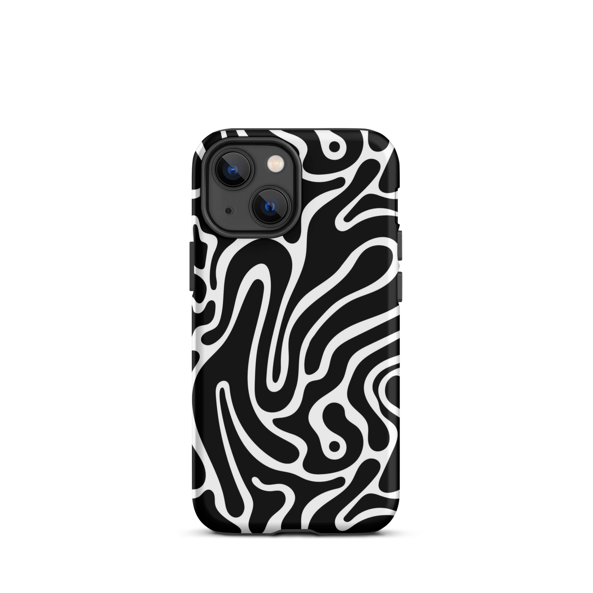 Wavy Noir iPhone Case iPhone 13 mini Matte