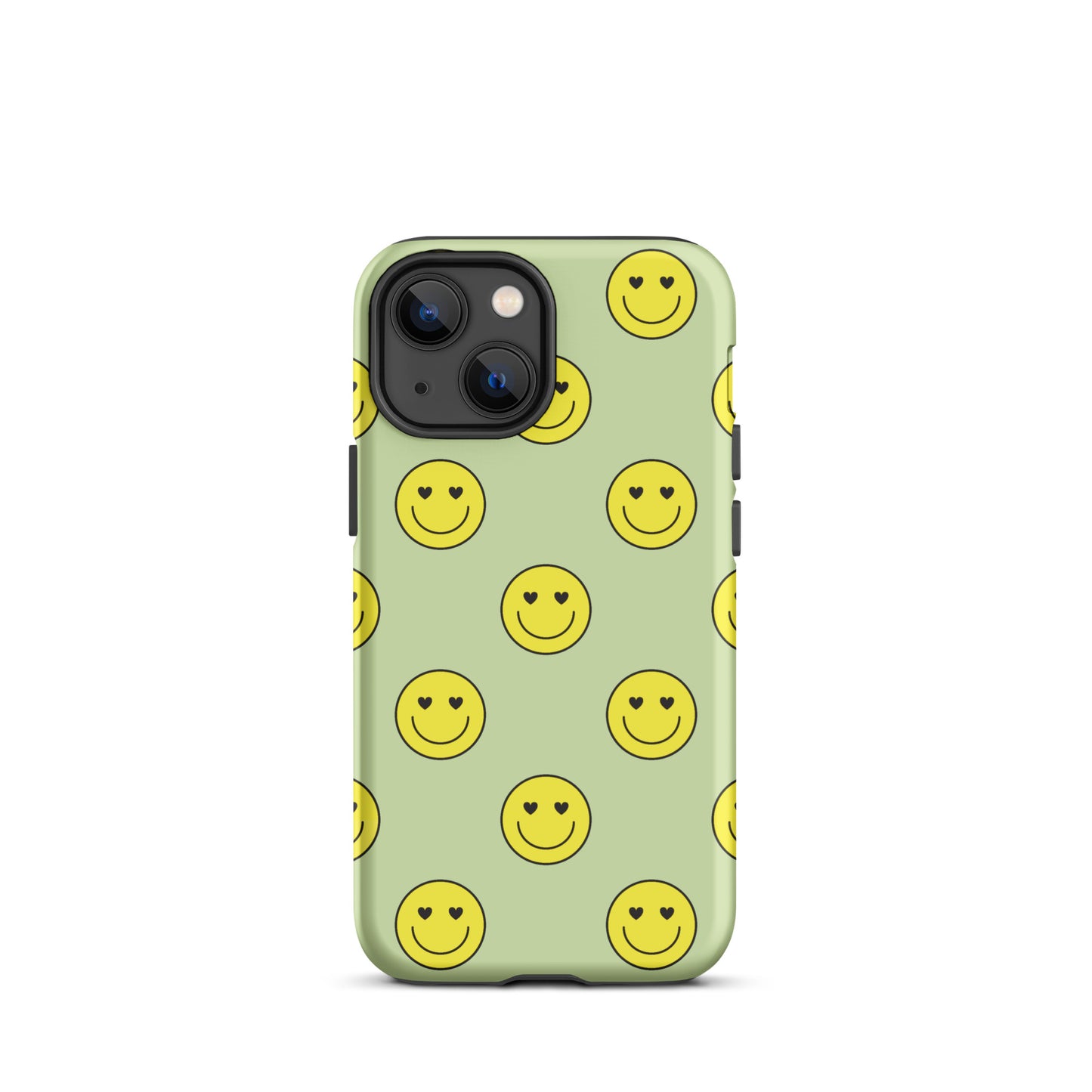 Neon Smiley Faces iPhone Case iPhone 13 mini Matte
