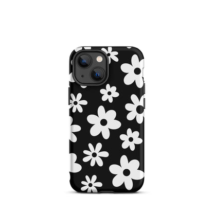 Black Flower Power iPhone Case