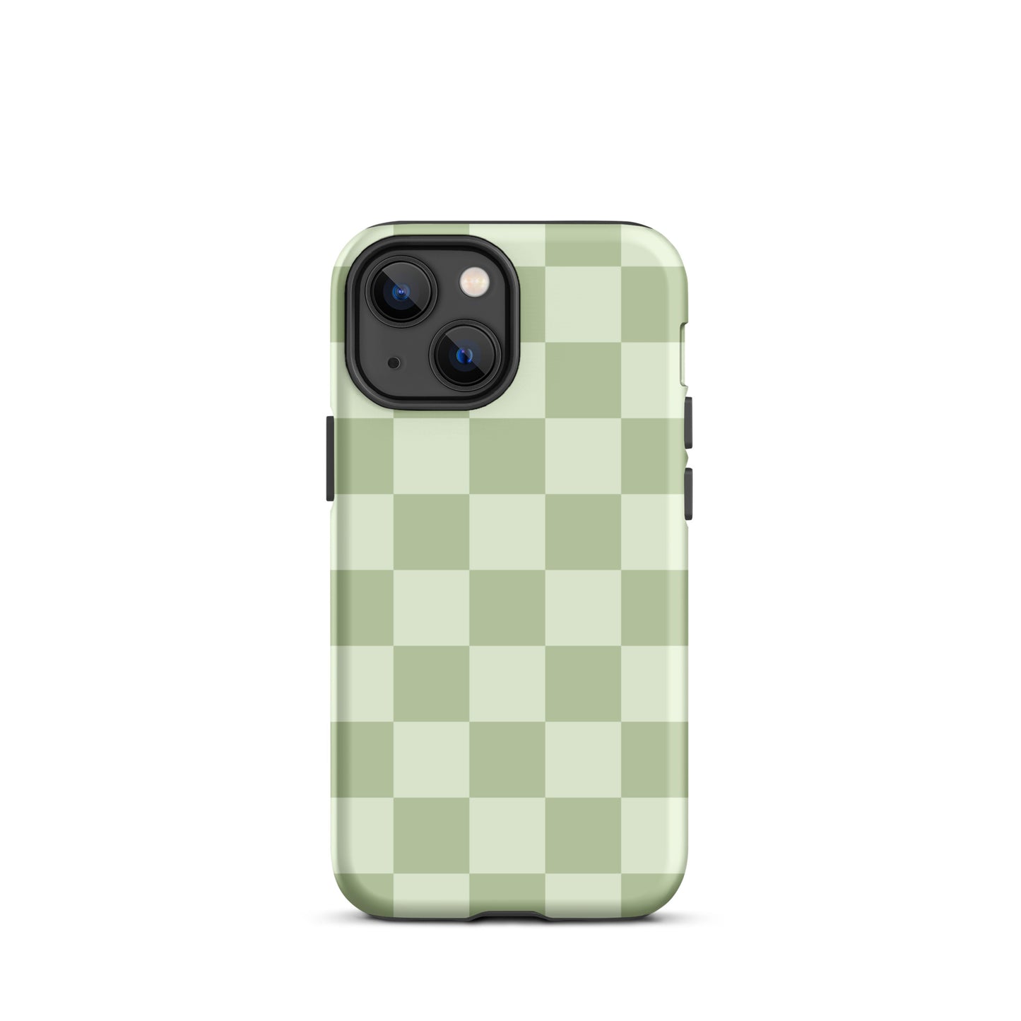 Green & Light Green Checkered iPhone Case