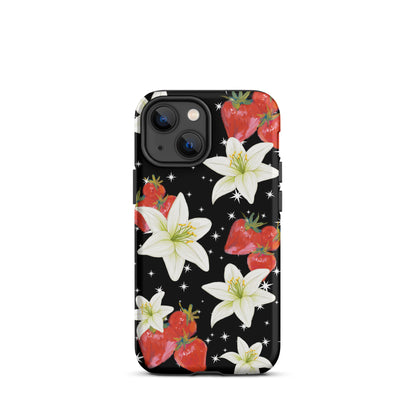 Tiger Lilies & Strawberries iPhone Case