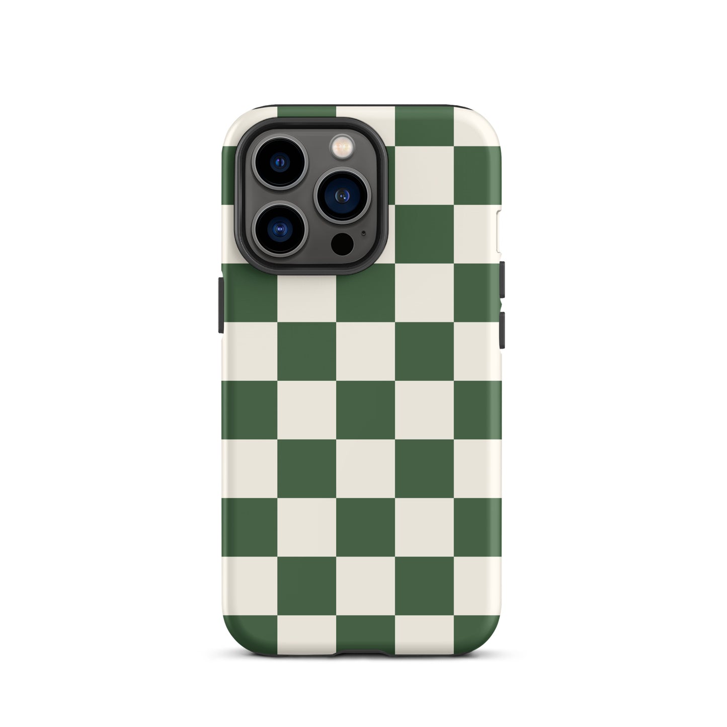 Green Checkered iPhone Case iPhone 13 Pro Matte