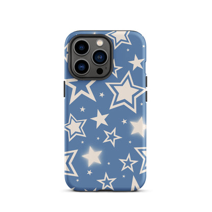 Blue Stardust iPhone Case