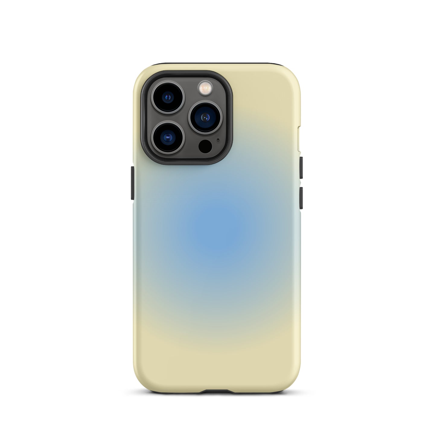 Blue & Yellow Aura iPhone Case