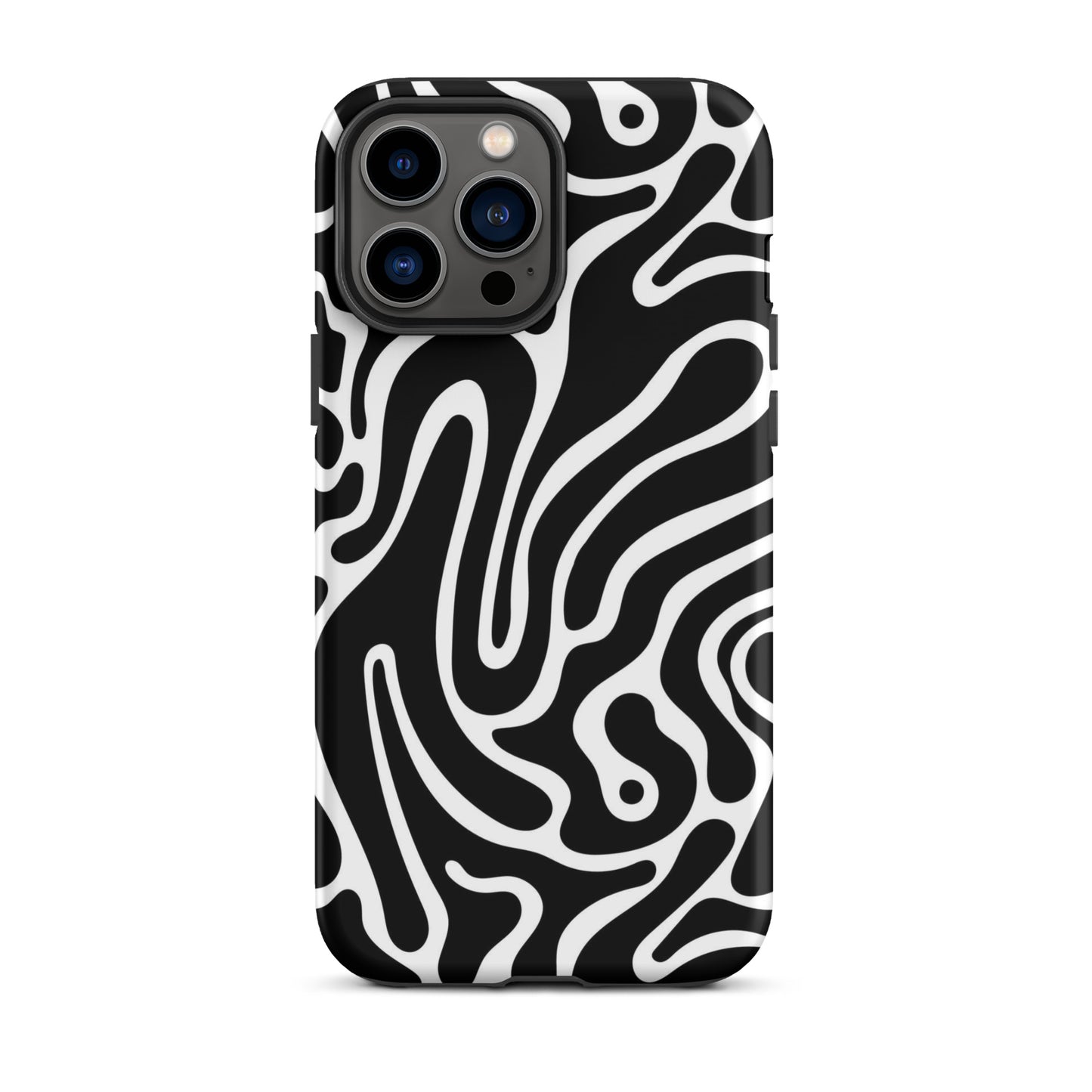 Wavy Noir iPhone Case iPhone 13 Pro Max Matte