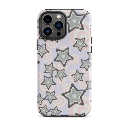 Y2K Gray Star iPhone Case Matte iPhone 13 Pro Max