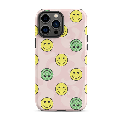 Preppy Smiley Faces iPhone Case iPhone 13 Pro Max Matte