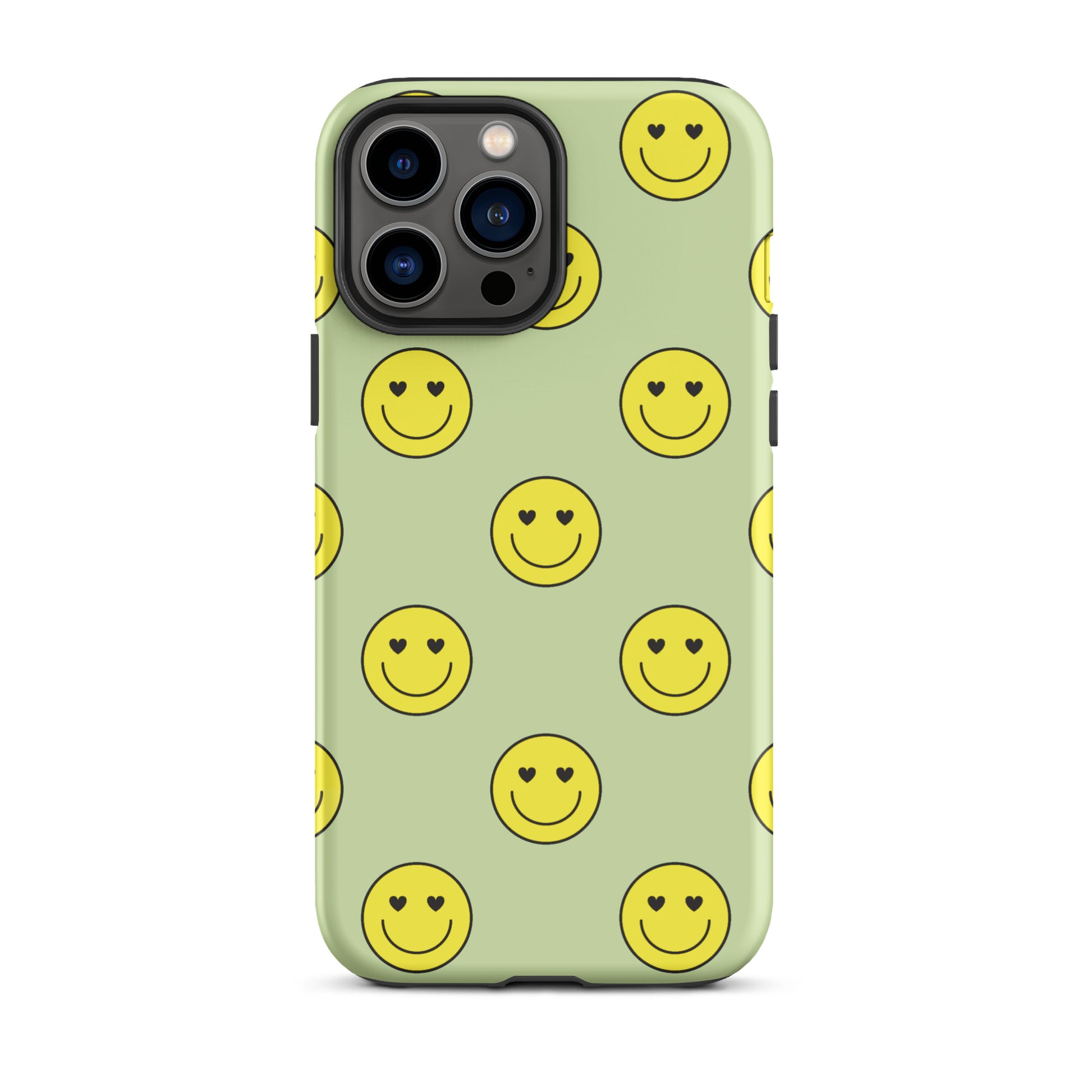 Neon Smiley Faces iPhone Case iPhone 13 Pro Max Matte