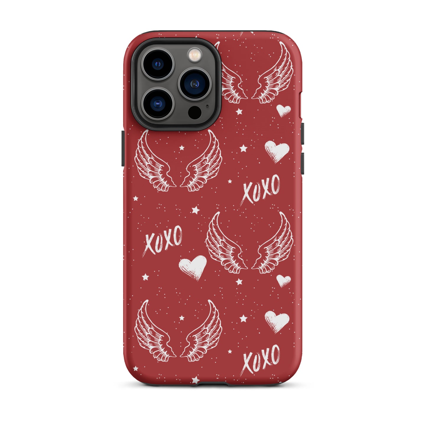 Y2K Red Angel Wings iPhone Case