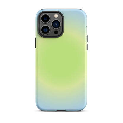 Green & Blue Aura iPhone Case