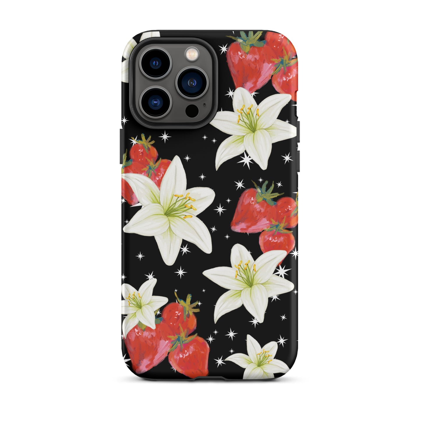 Tiger Lilies & Strawberries iPhone Case