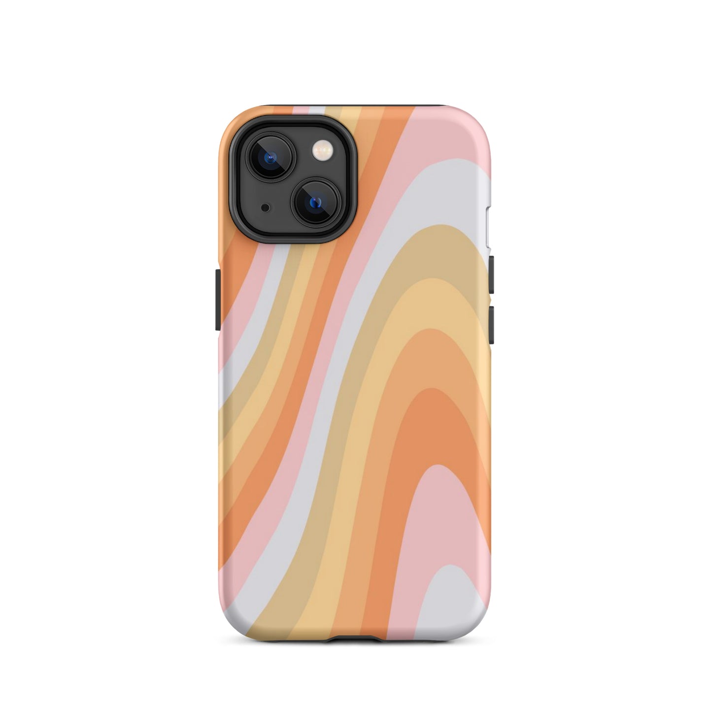 Rainbow Waves iPhone Case iPhone 14 Matte