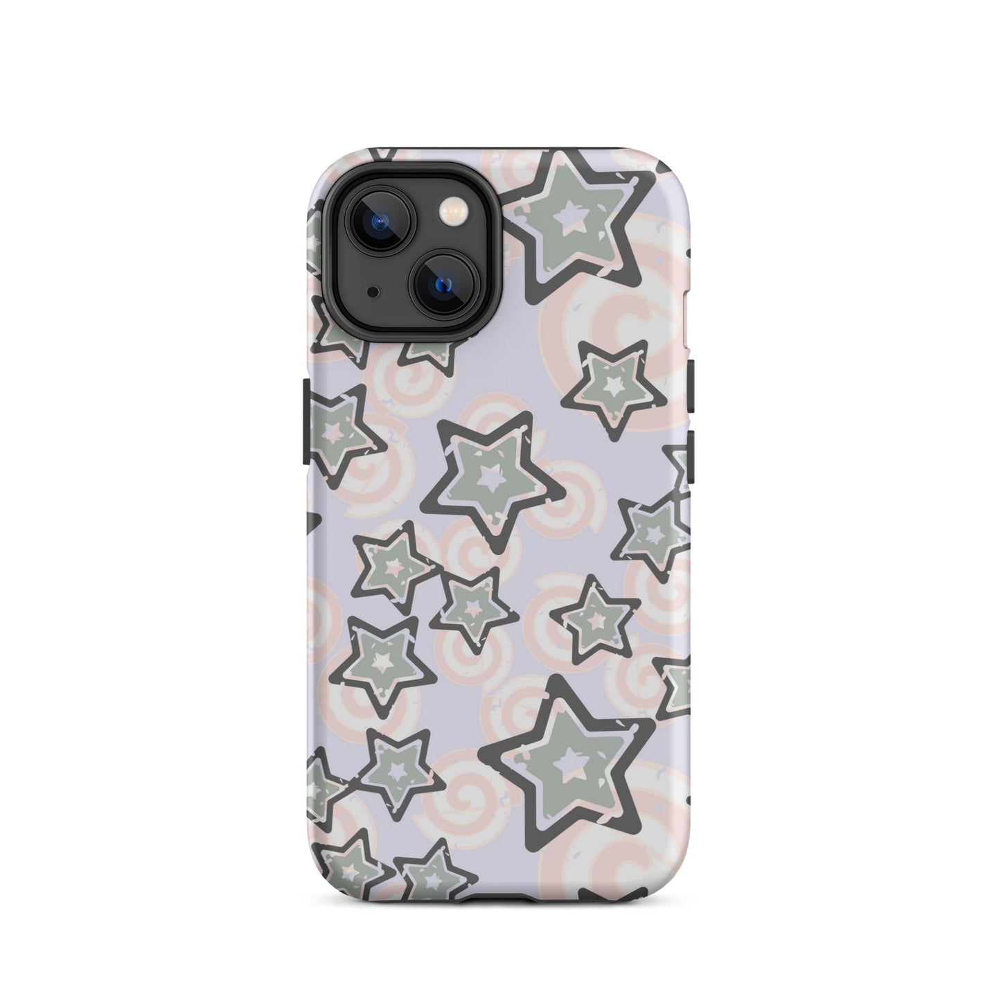 Y2K Gray Star iPhone Case Matte iPhone 14