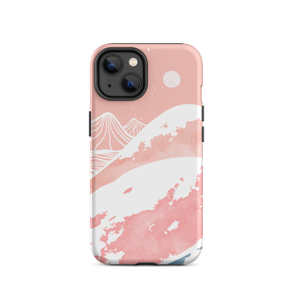 Pink Winter Night iPhone Case iPhone 14 Matte