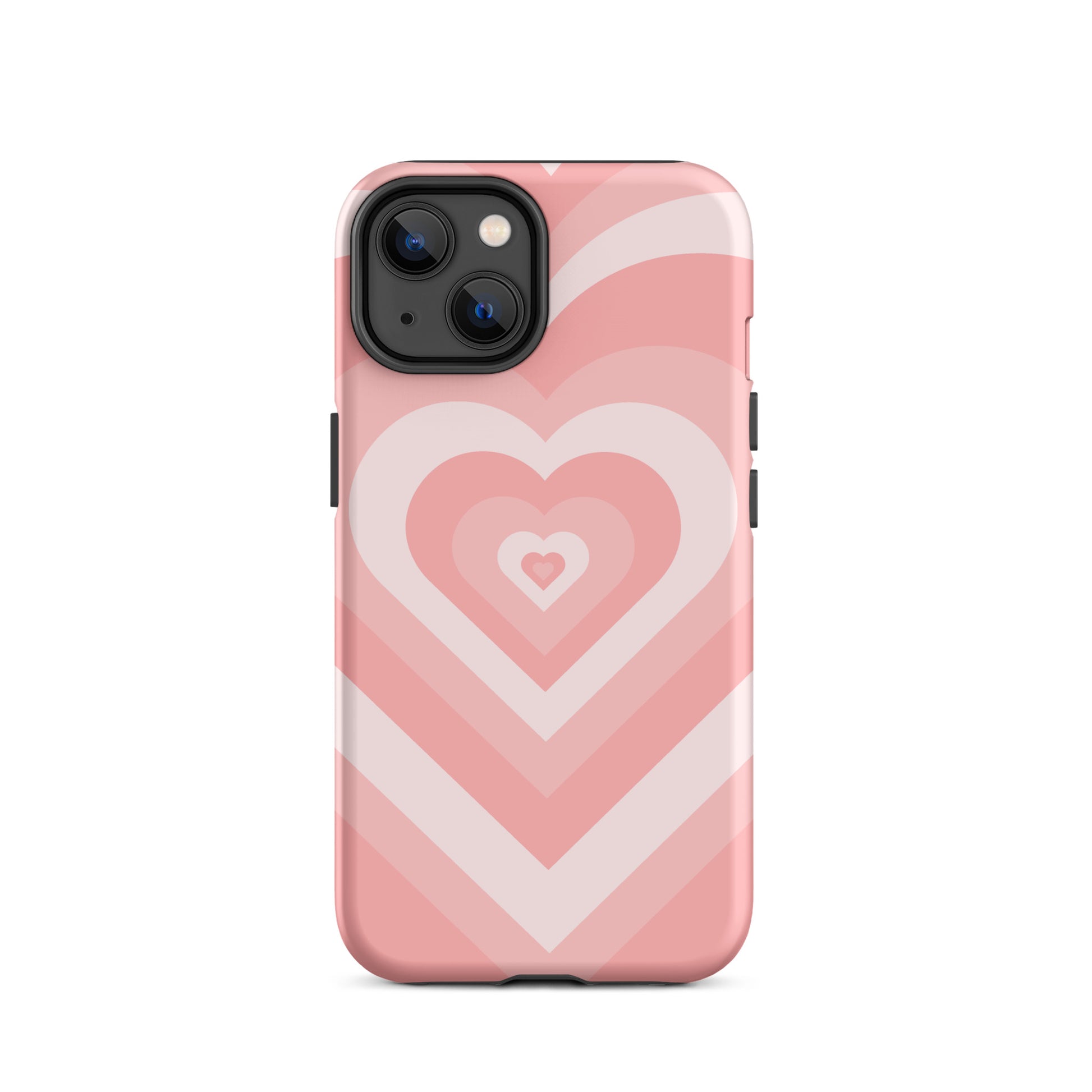 Pink Hearts iPhone Case iPhone 14 Matte