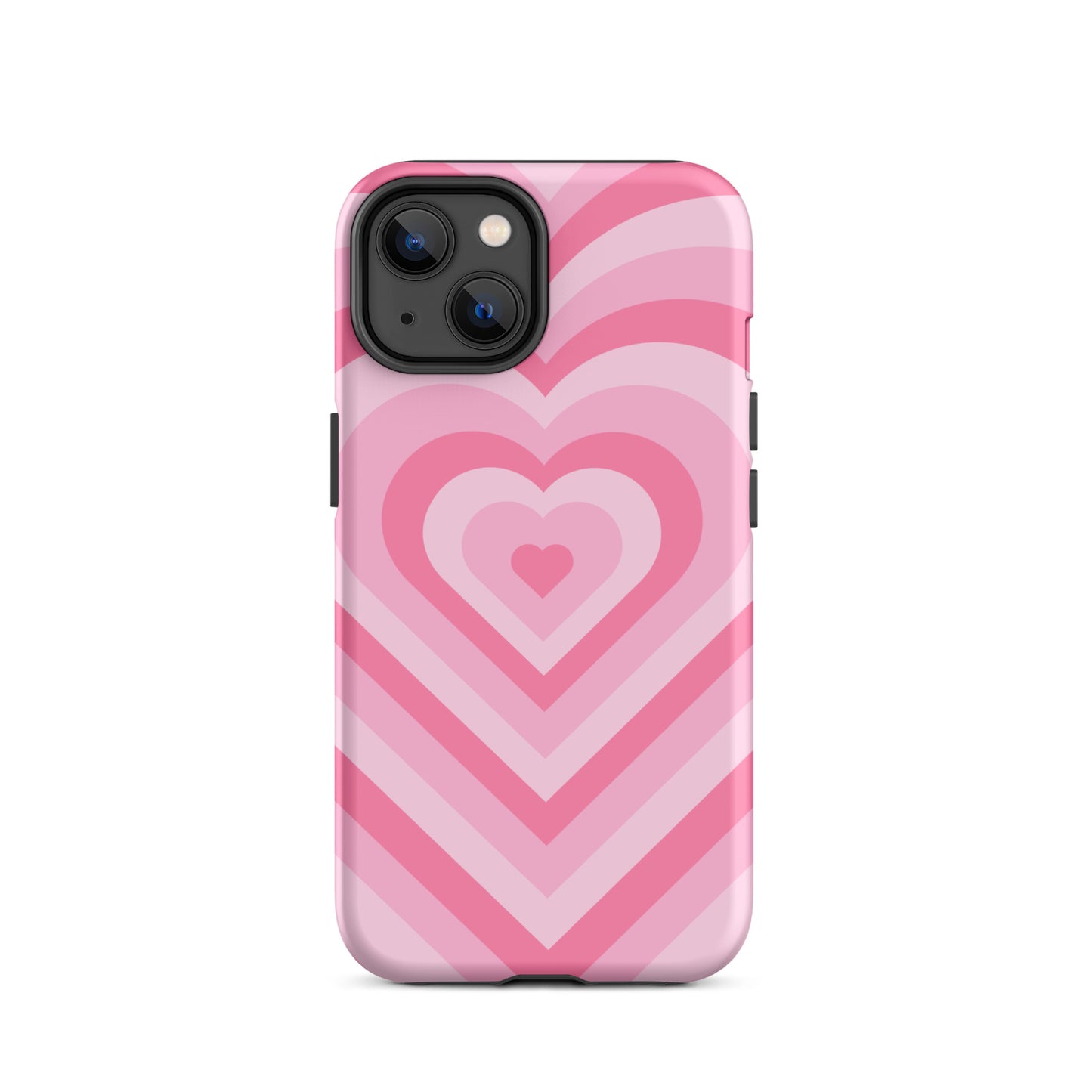 Pink Glowing Hearts iPhone Case