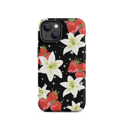 Tiger Lilies & Strawberries iPhone Case