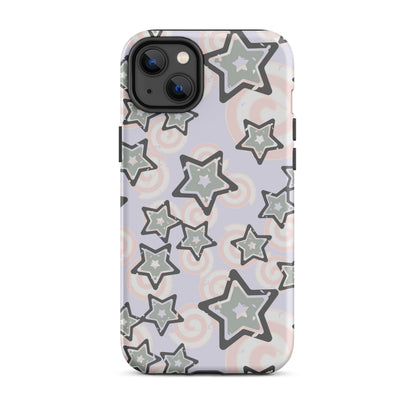 Y2K Gray Star iPhone Case Matte iPhone 14 Plus