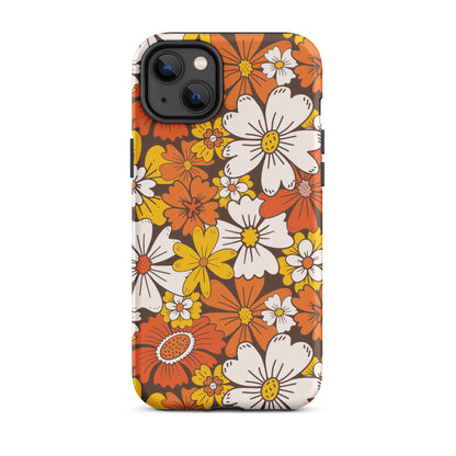 Retro Bloom iPhone Case iPhone 14 Plus Matte