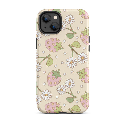 Strawberry Cream iPhone Case Matte iPhone 14 Plus