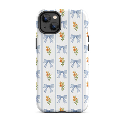 Blue Bows iPhone Case