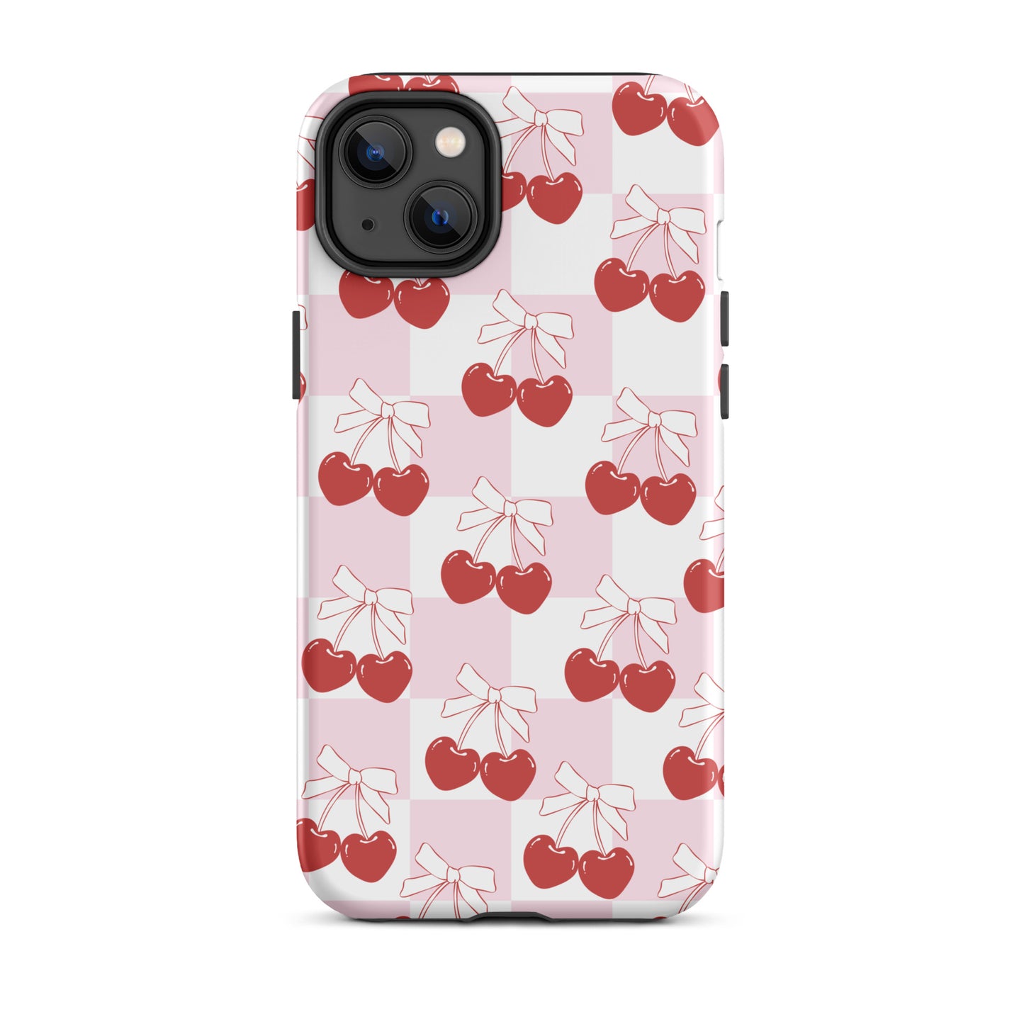 Cherry Bows Coquette iPhone Case