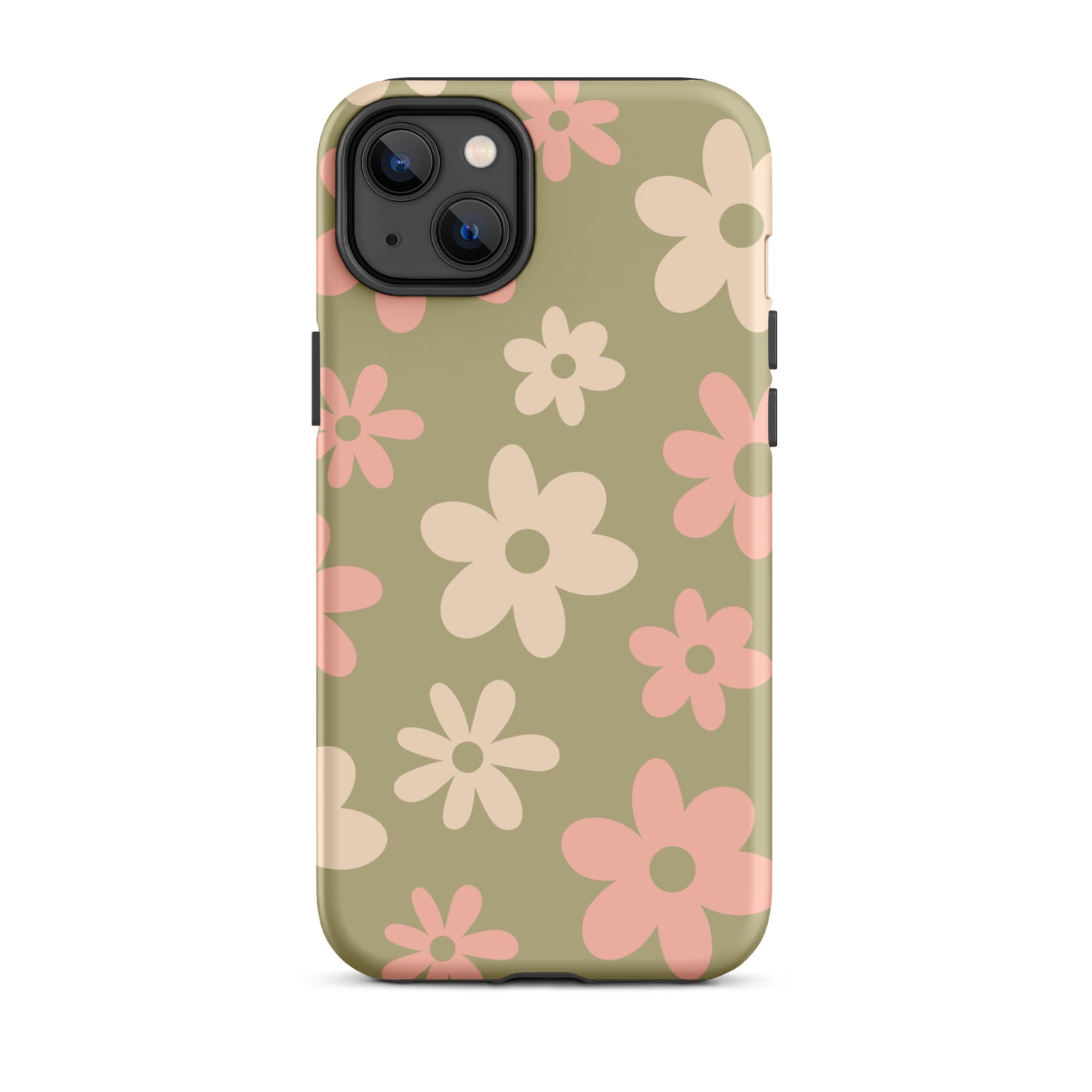 Green Flower Power iPhone Case