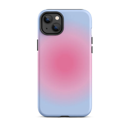 Pink & Blue Aura iPhone Case