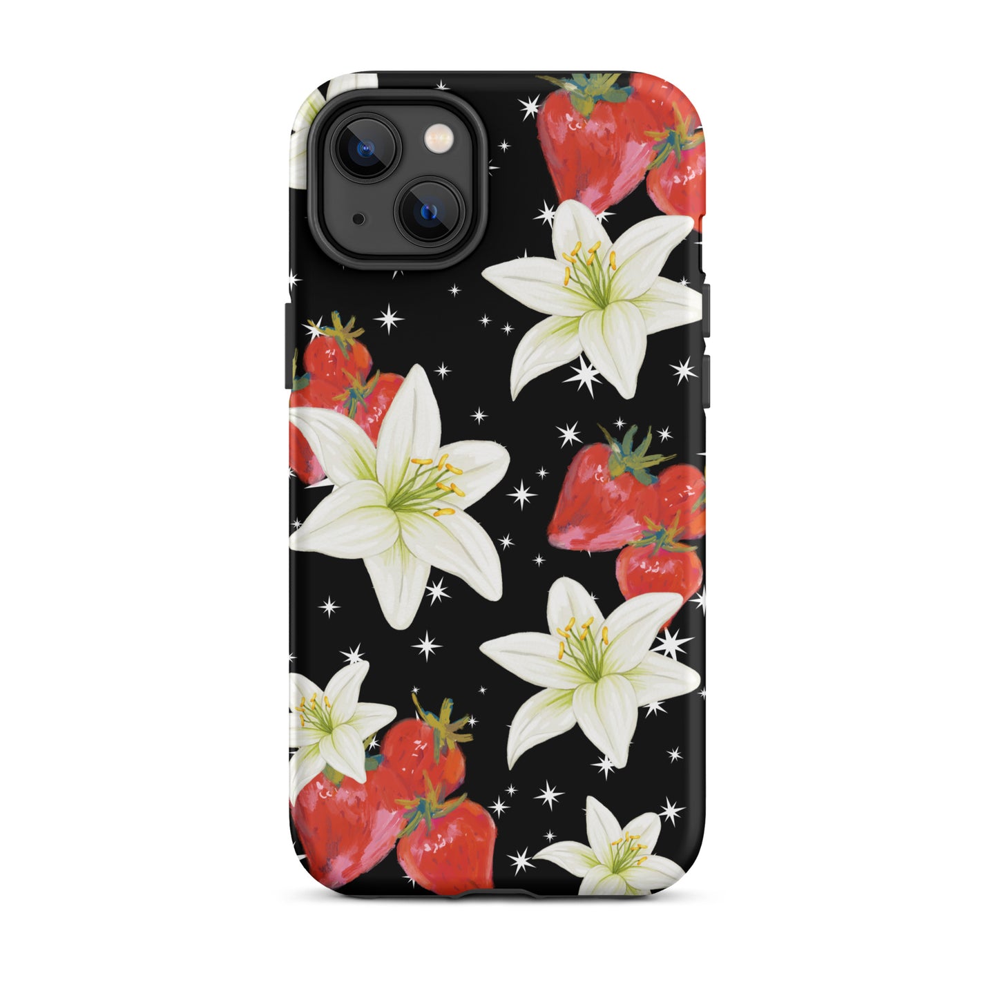 Tiger Lilies & Strawberries iPhone Case