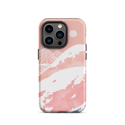 Pink Winter Night iPhone Case iPhone 14 Pro Matte