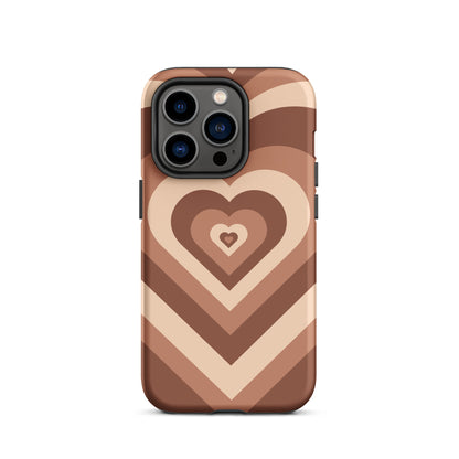Choco Hearts iPhone Case iPhone 14 Pro Matte
